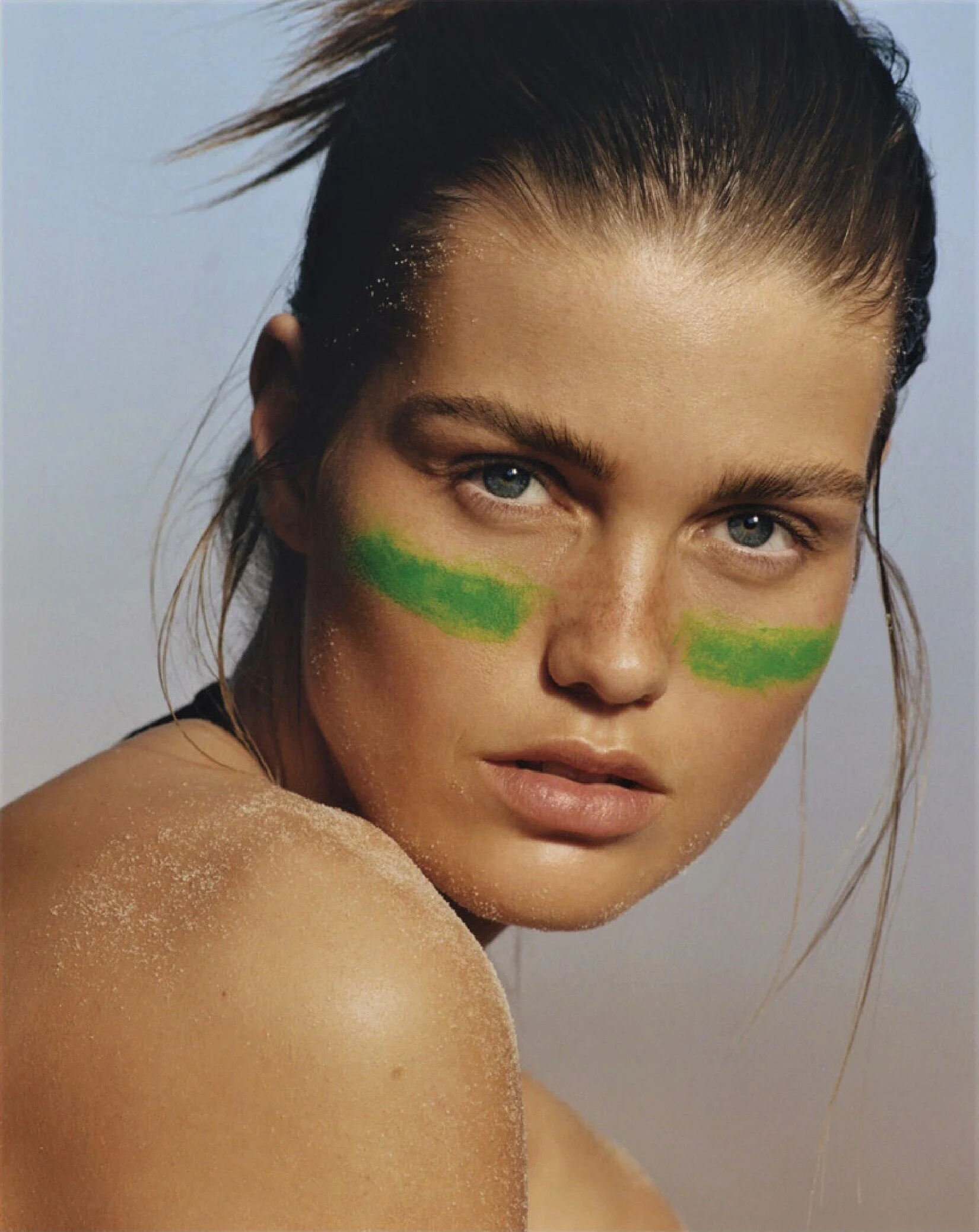 Warrior Woman Luna Bijl by Charles Negre Vogue Netherlands